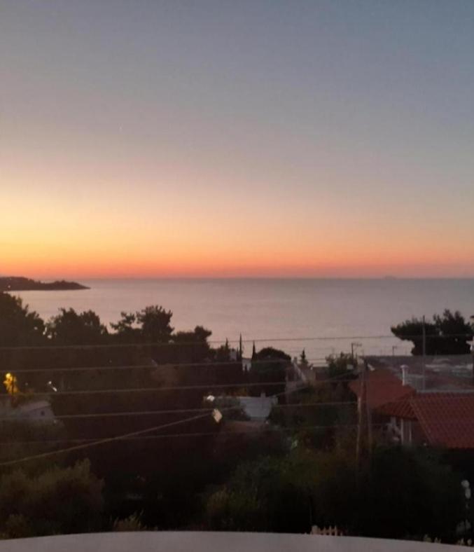Sea View House Palio Kavala Villa Bagian luar foto